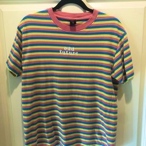 Odd Future Logo Striped Tee Size (M)